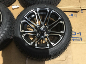 Custom Rim for Standard Tire ponte vedra golf cart repair, golf cart service, mobile repair